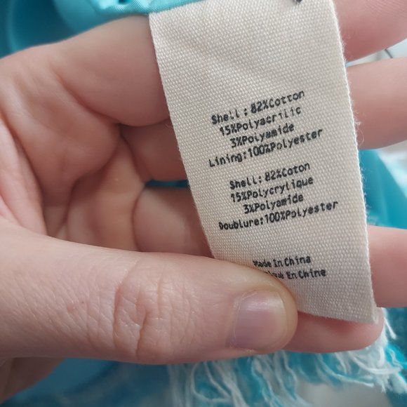 L'AGENCE Blue White Angelina Fringe Tweed Blazer - Picture 8 of 11